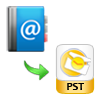 convert address book to pst file